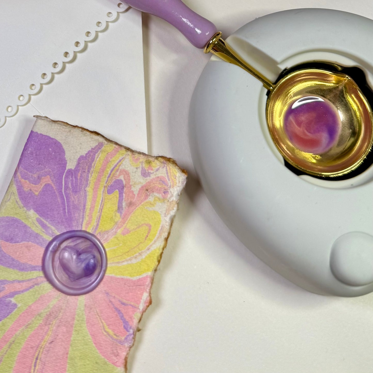 Friday - April 24 - Wax Seal & Marbeling Notecards