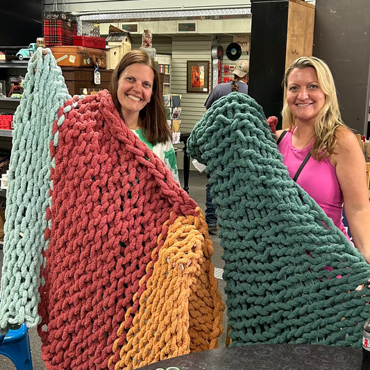 Chunky Knit Blanket Workshop