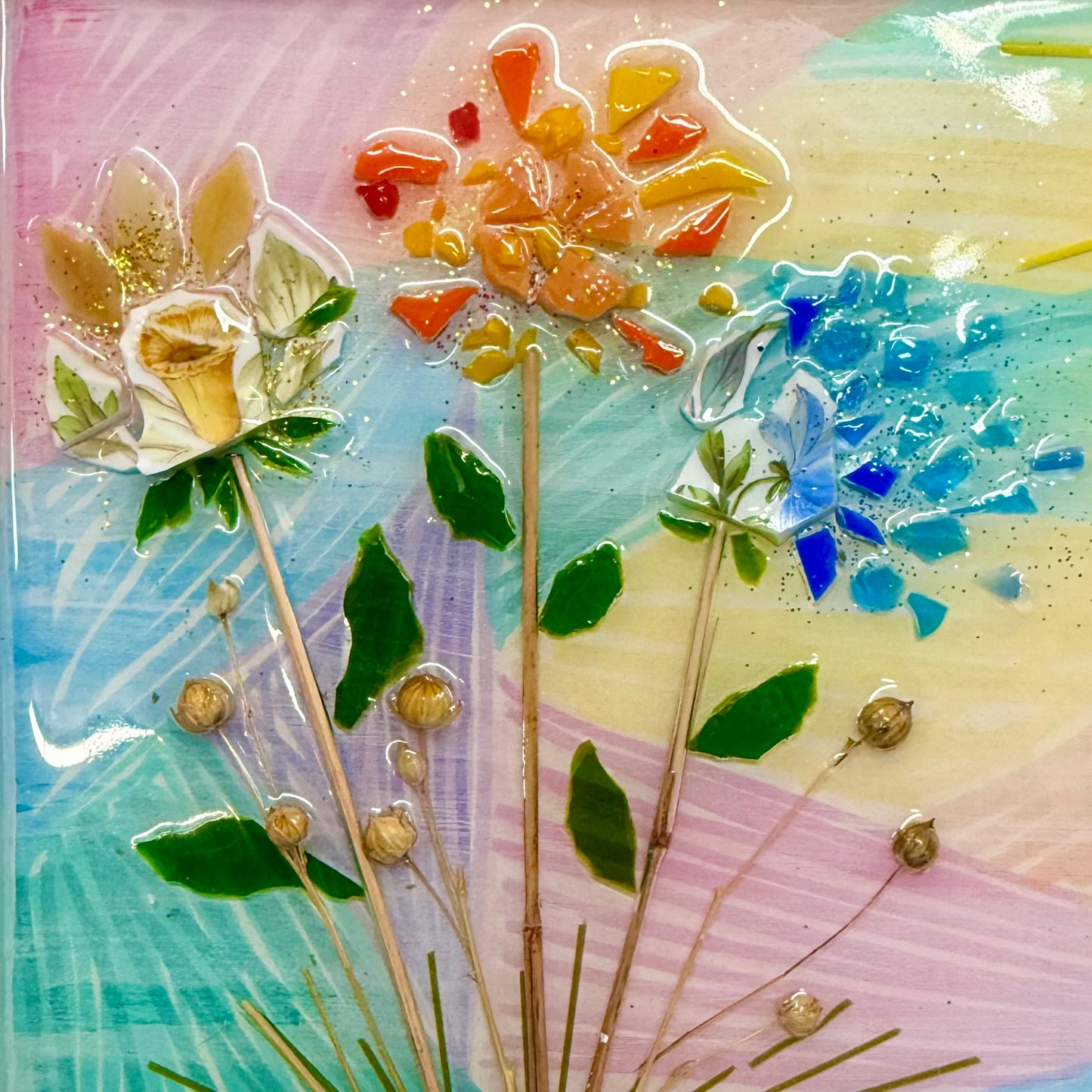 August 28 - Resin Collage