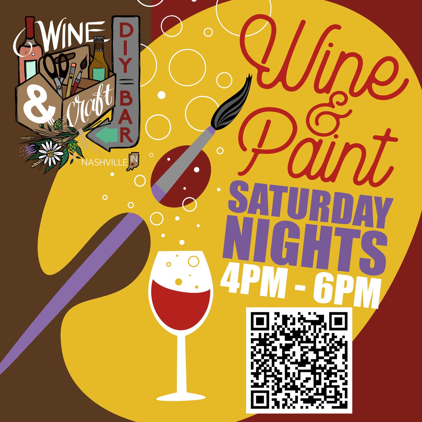 Wine & Paint Saturday Night