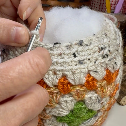 OCT 23 - Granny Square Pumpkin