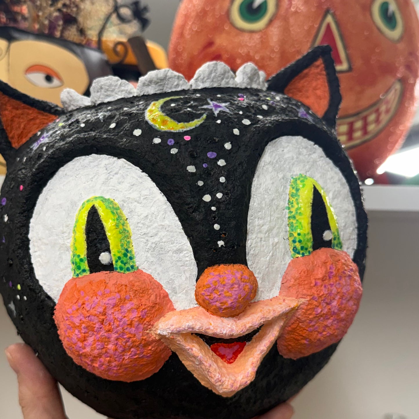 September 4 & 11 - Vintage Paper Mache Pumpkin Buckets