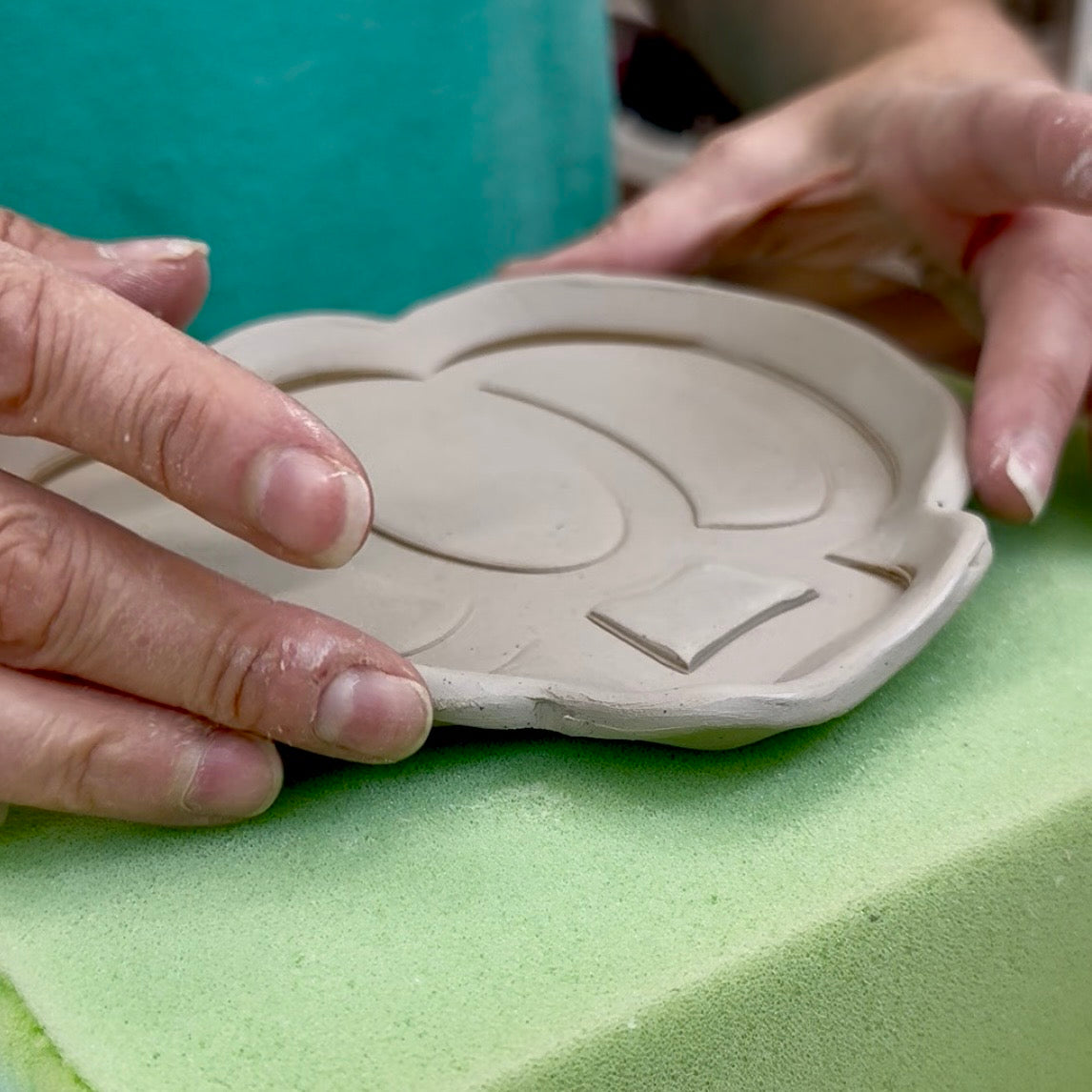 OCT 2 - Pumpkin Clay Plate