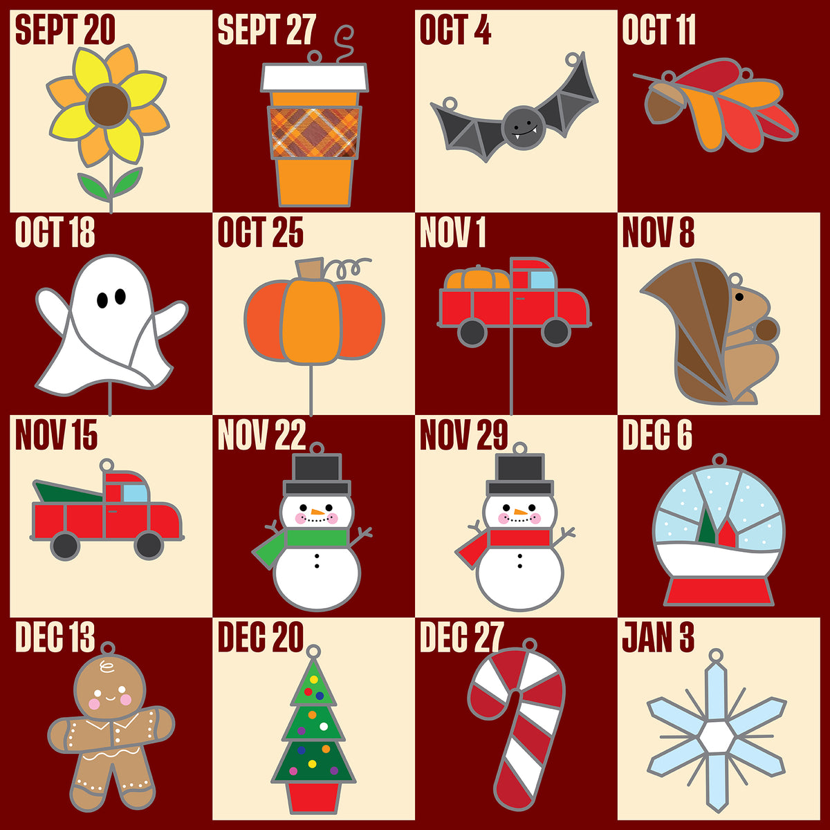 Sunday Stained Glass Social