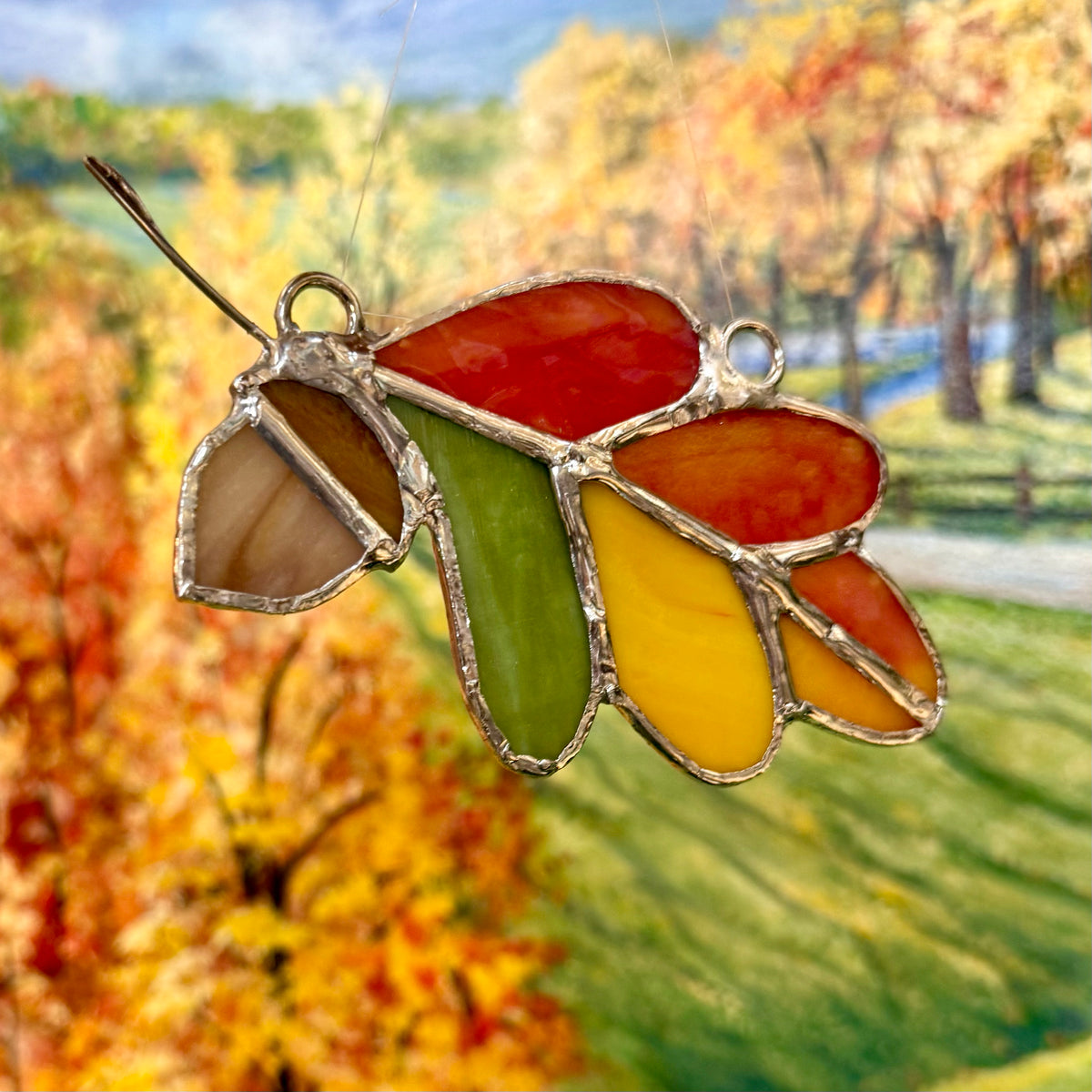 OCT 9 - Stained Glass Leaf