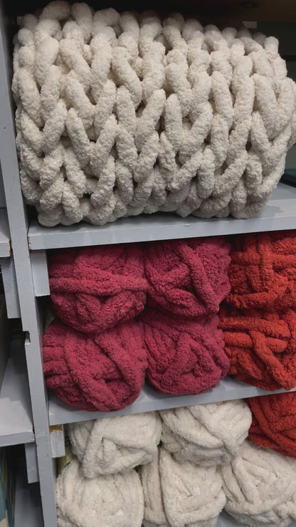 Chunky Knit Blanket Workshop